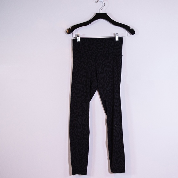 Lululemon Align Pant 28" Formation Camo Deep Coal Multi Print Patten Leggings 6 - Picture 1 of 3